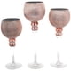 thumbnail image 1 of Juego de Portavelas Decorativo Livorno Cobre 3 Pzas, 1 of 3