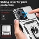 thumbnail image 4 of Estuche GANGXUN para Xiaomi Redmi Note 12 5G, soporte giratorio 360°, estilo mecánico y magnético, 4 of 5