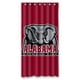 thumbnail image 1 of Cortina de ducha Alabama Crimson Tide, juego de cortinas de baño con ganchos, tamaño 36 x 72 pulgadas, 1 of 3
