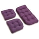 thumbnail image 1 of Set de cojines Blazing Needles Twill Settee Group Grape (3 unidades), 1 of 2