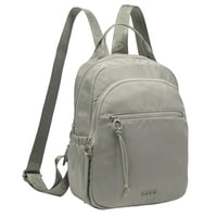 Calu Bags - Mochila Mujer Alberta Microfibra Verde Calu