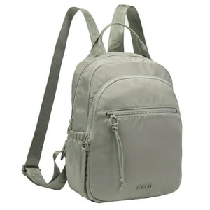 Calu Bags - Mochila Mujer Alberta Microfibra Verde Calu