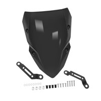 Magideal - Motocicleta Parabrisas De Viento Protección Del Deflector Piezas De Reparación De La Pantalla De La Pantalla Del Cañón Para Z 500 Z500 Se 2024 2025 Negro