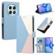 thumbnail image 1 of Funda Cartera Tricolor para Xiaomi Xiaomi Poco M8 5G con Ranuras, Azul Claro, 1 of 6