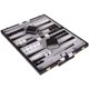 thumbnail image 2 of Set de backgammon Crazy Games Classic con funda de piel de 38 cm, 2 of 5