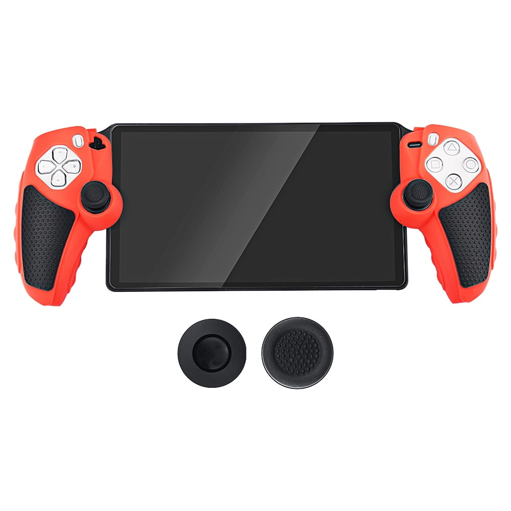 Genérico - Funda Protectora De Silicona Compatible Con Playstation Portal Con 2 Teclas Funda Protectora A Prueba De Golpes-rojo