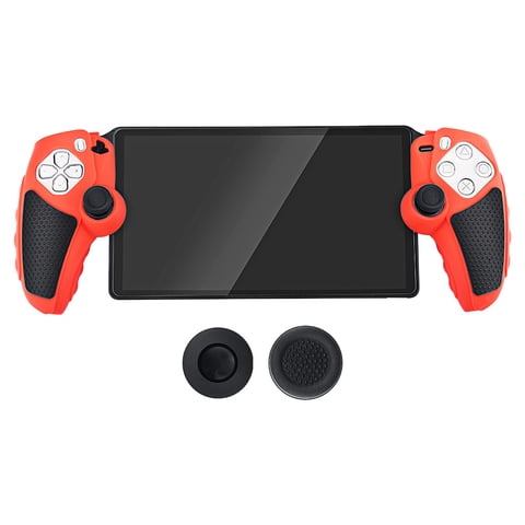 Genérico - Funda Protectora De Silicona Compatible Con Playstation Portal Con 2 Teclas Funda Protectora A Prueba De Golpes-Rojo