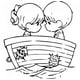 thumbnail image 1 of Decomural Boy Girl Boat Bathroom WS-35600, 1 of 2