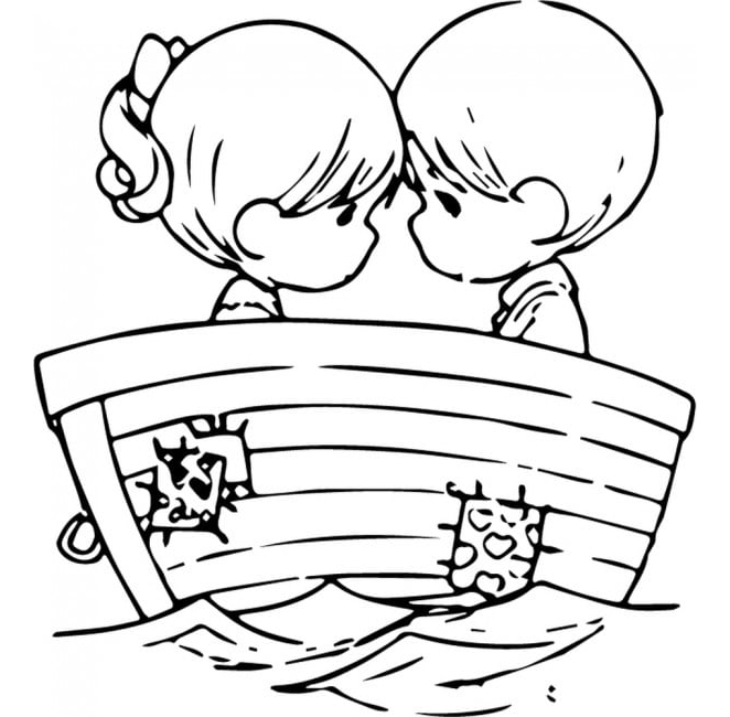 Rienda Libre Graphics - Decomural Boy Girl Boat Bathroom Ws-35600