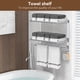 thumbnail image 5 of Porta Toallas GHQYTPR de 2 Niveles 43‑71 cm Acero Inoxidable, 5 of 7