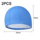 thumbnail image 2 of Gorro de natación de 2 piezas Gorro de natación con protección para los oídos Gorro de natación de PU con pelo de mayordomo Gorro de natación de entrenamiento para adultos, 2 of 6