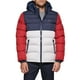 thumbnail image 2 of Chaqueta Tommy Hilfiger para hombre, con capucha, acolchada, azul marino, rojo y hielo, talla L, 2 of 3