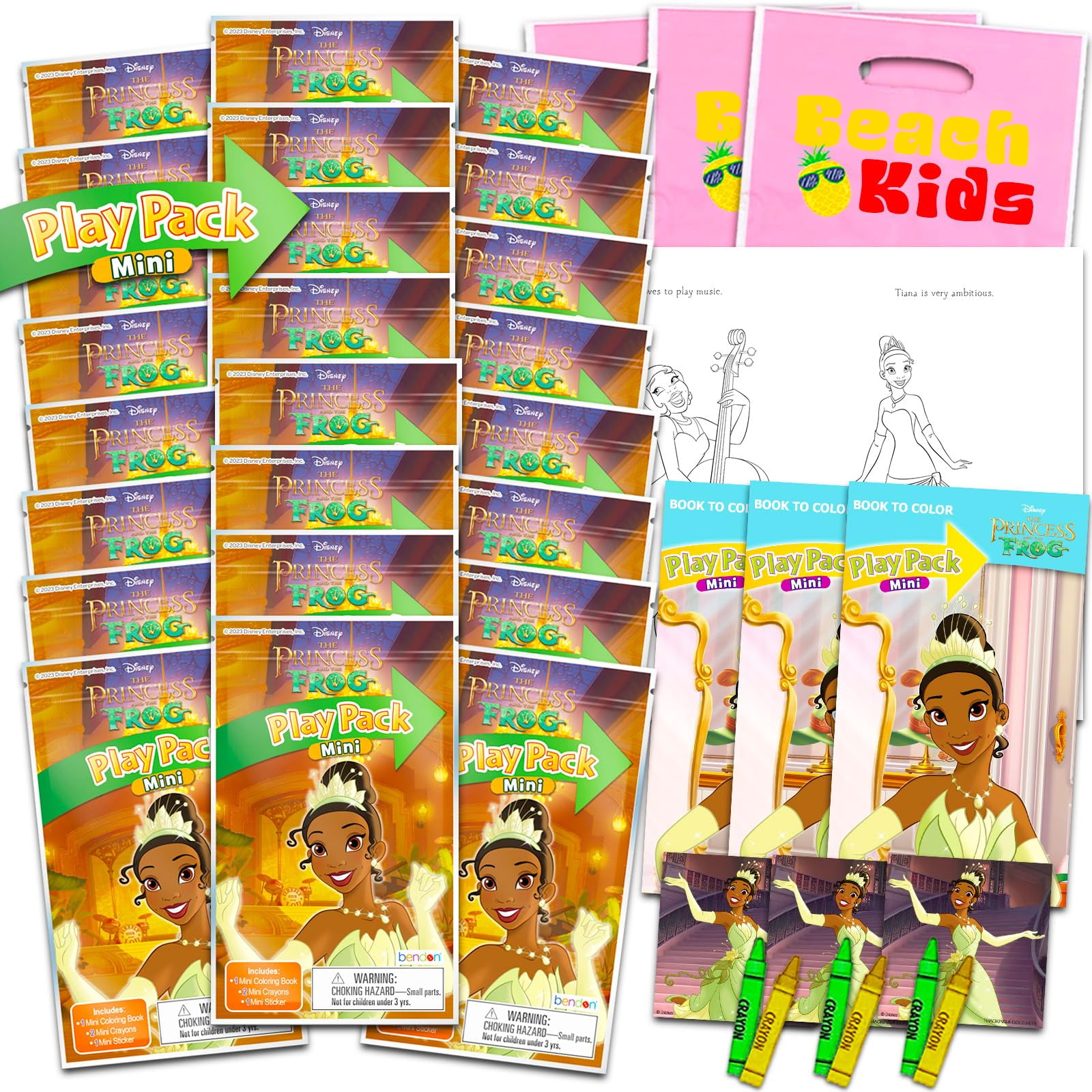 Disney Princess - Set De Regalos Para Fiestas: La Princesa, La Princesa Y El Sapo De Disney