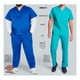 thumbnail image 3 of Bata médica Dickies EDS Signature con cuello en V, oliva, XL, 3 of 5