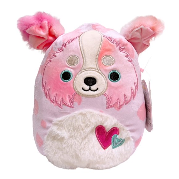 Peluche Squishmallows 20 cm Magnis Perro de San Valentín