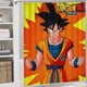 thumbnail image 5 of Dragon Ball-theme 4-Piece Shower Curtain Set with Rugs, Waterproof Bathroom Decor Set Includes Bath Mat, U-Shaped Rug, Toilet Lid Cover and Curtain with Hooks, 5 of 6