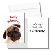 Tarjeta De Cumpleaños Allynn'S Forty Schmorty Happy 40Th Birthday