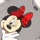 thumbnail image 2 of Polera Manga Corta Niña Minnie Lentejuelas Moño Gris Disney, 2 of 5