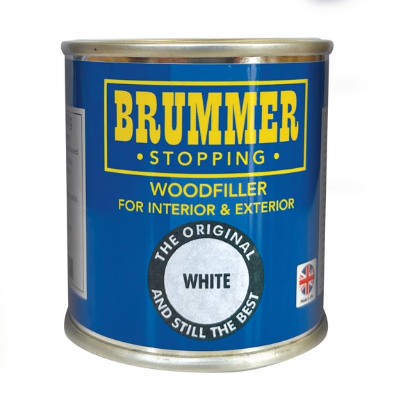 Masilla para madera Brummer blanco 250 g