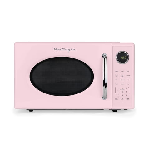 Horno Microondas Nostalgia Retro 1000 W 1.1 Pies Cúbicos Rosa
