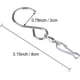 thumbnail image 3 of Clip de gancho giratorio, adecuado para colgar campanillas de viento, campanillas de viento, enrollador de cristal, suministros para fiestas, 6 paquetes, $ 6 paquetes, Clips de gancho giratorios, Gan, 3 of 6