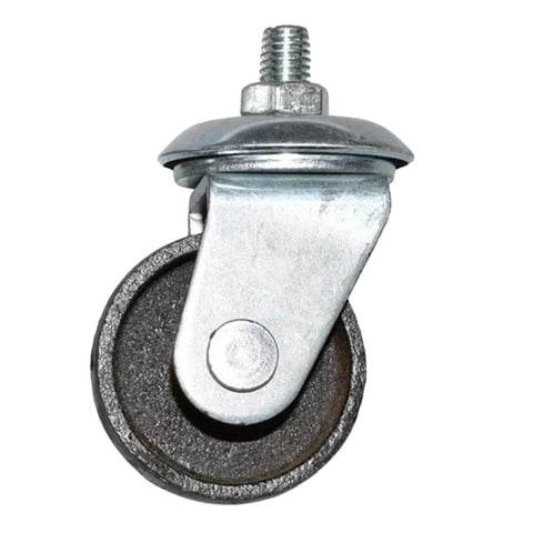 Magideal - Ruedas Giratorias Genéricas Para Gato De Piso, Accesorio De Metal, Suministros Para Automóviles, Ruedas Horizontales De Repuesto Para Gato De Piso De