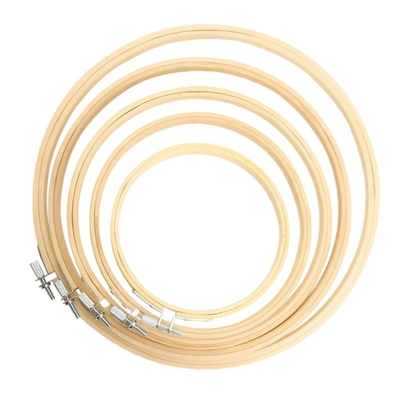 Aros de bordado Similane 5 pzas 13‑26 cm de bambú