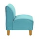 thumbnail image 3 of Poltrona Soft 1C Felpa 04 Turquesa, 3 of 4
