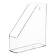 thumbnail image 2 of Soporte transparente para revistas para mascotas, organizador de escritorio, estante para carpetas portátil con asa de 9,8x3x10,6 pulgadas para sobres, 2 of 5