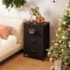thumbnail image 2 of Tocador Dresser AODK para dormitorio, mesita de noche, tamaño pequeño, color negro, 2 of 9