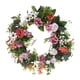 thumbnail image 4 of Rose Flower Wreath Simulación Rose Garland Flores De Seda Flower Spring Garden, 4 of 5