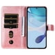 thumbnail image 3 of Funda tipo cartera para Samsung Galaxy S26 Plus con bolsillo con cremallera y ranuras para tarjetas – Función de soporte Rosa, 3 of 5