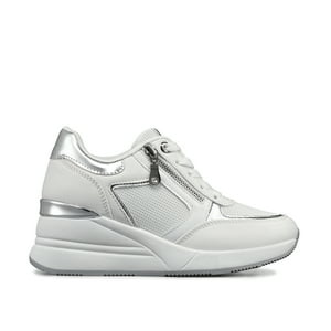 Zapatilla Deportiva Taco Cuña Malla Mujer Weide Jll60