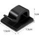 thumbnail image 2 of 120 mini clips para cables de exterior con cintas adhesivas fuertes, clips de luz, clips de decoración, soporte para cables, organizador de cables para coche, gestión de cables mejorada, ganchos autoa, 2 of 7