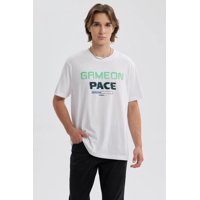 Fashionspark - Polera Hombre Estampado Blanco - Lv