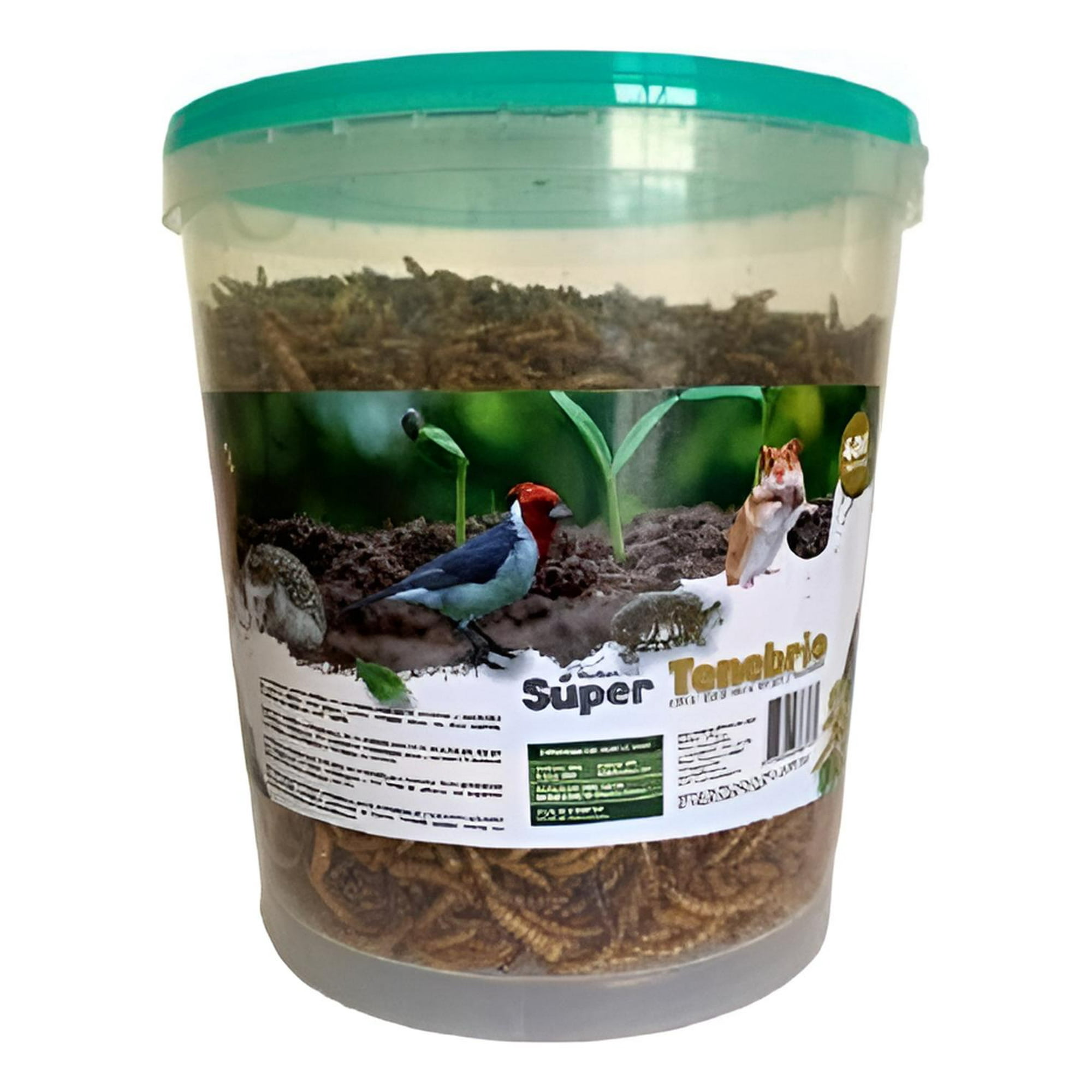 Súper Tenebrios Deshidratados Para Aves Erizos Hámsters 400g