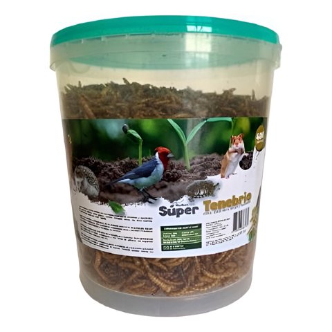 Marben Pets - Súper Tenebrios Deshidratados Para Aves Erizos Hámsters 400G