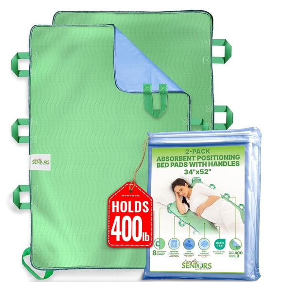 Protectores de Cama Simply Seniors 86x132 cm Impermeables Paquete de 2