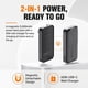 thumbnail image 2 of Batería externa ReelCharge 5000 mAh 65 W inalámbrica negra, 2 of 6
