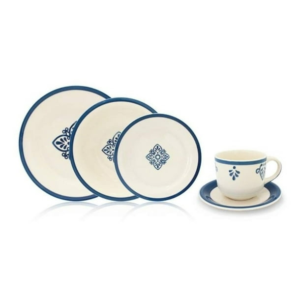 Juego Vajilla 30pcs Charlotte Hallen Porcelana Cocina Hogar Lider