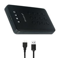 Magideal - Caja De Duro Usb 3.0 Cifrada, Caja De Duro De 2,5 Pulgadas, Caja De 5 Gigabits Per Second Caja De Caja De Duro Portátil Compacta Con Protecció