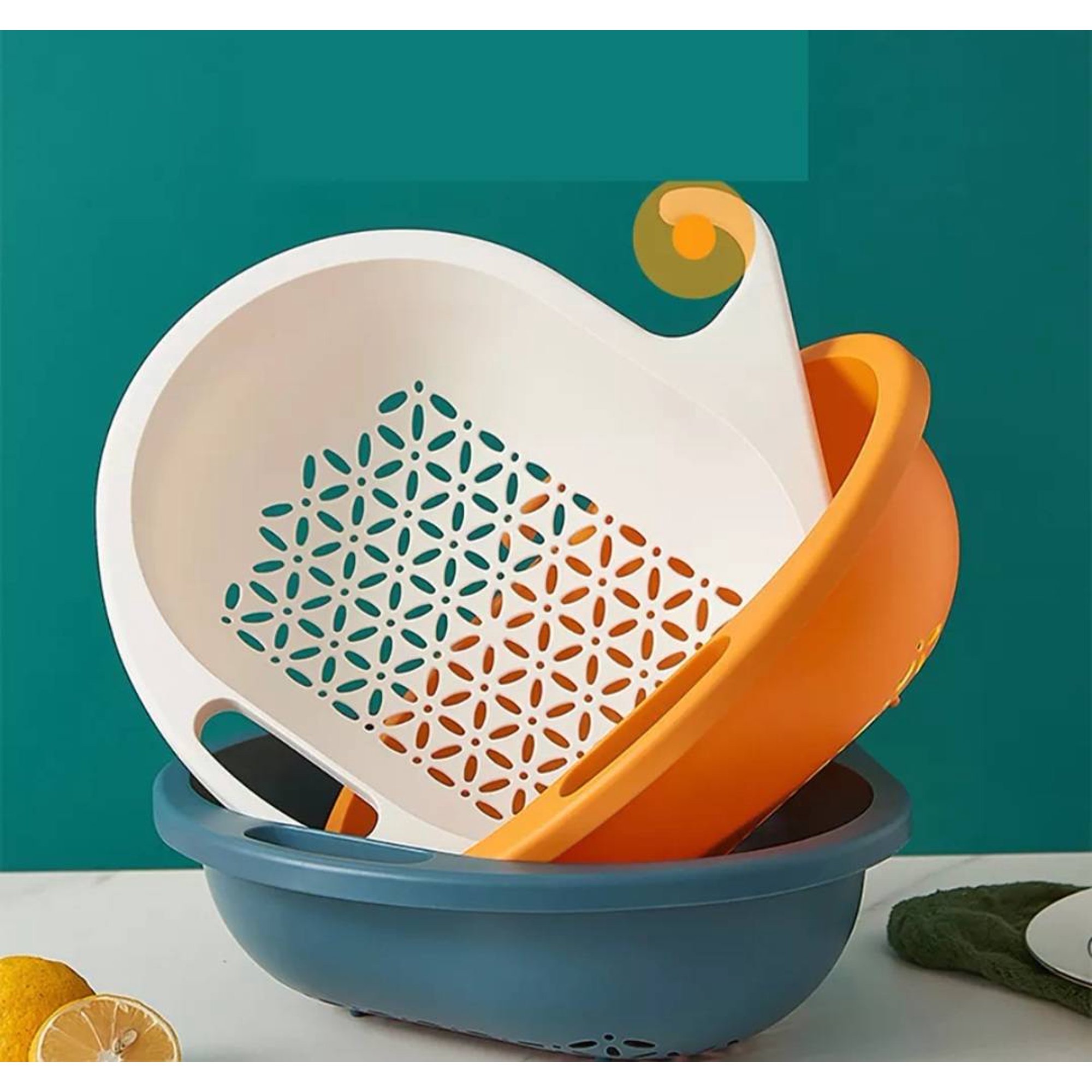 Mundo Eve - Colador Con Soporte Colores Hk-65