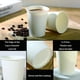 thumbnail image 2 of Vasos de papel Cxsel de 8 onzas desechables para bebidas frías o calientes, 2 of 7
