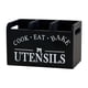thumbnail image 3 of Porta Utensilios Para Fiestas Práctico Con 3 Compartimentos, Caja Para Tenedores, Cafetería, Buffet, 3 of 5