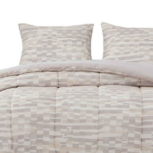 Dib - Plumon Reversible 2 Plazas Ladr. Beige
