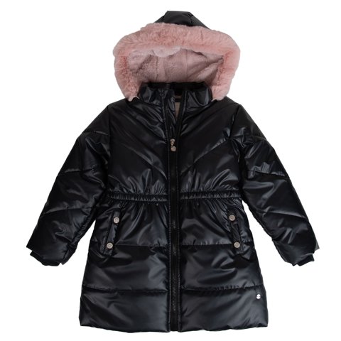 Parka Niña Negro Pillin