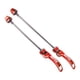 thumbnail image 2 of Pinchos Delanteros Y Traseros De La Rueda De Liberación Rápida Del Eje De La Bicicleta De Monta?a 2pcs Rojo, 2 of 5