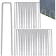 thumbnail image 1 of Estacas en U para suelo - Estacas de jardín | Estacas de camping resistentes en forma de U, estacas metálicas para jardín y paisajismo., 1 of 7