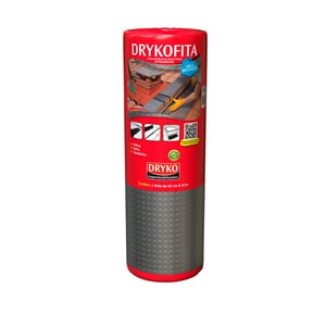 Dryko Impermeabilizantes - Cinta Tapagoteras Adhesiva 45 Cm X 10 Mt- Aluminizada