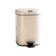 thumbnail image 1 of Basurero Con Pedal Rectangular, Basurero Para Baño, Garaje, Entrada, Blanco, Gris, 10L, 1 of 3